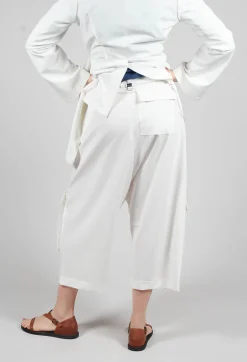 Telltale Trousers in White