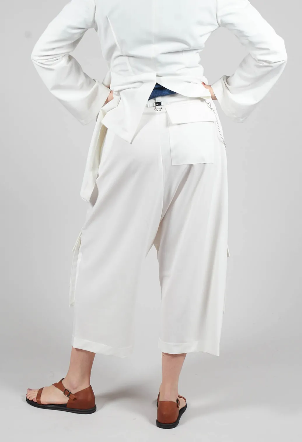 Telltale Trousers in White