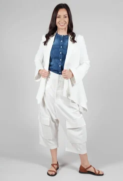 Telltale Trousers in White