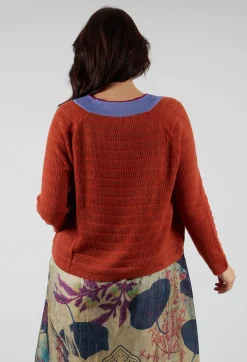 Tender Cardigan in Ginger Jacaranda