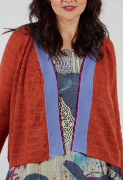 Tender Cardigan in Ginger Jacaranda