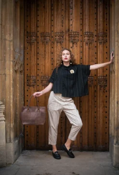 Terra PR Trousers in Tpins Gesso