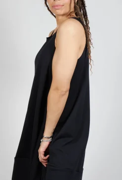 Terry Dress in Black