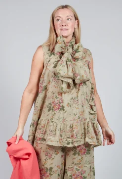 Teva Top in Almond Flowers