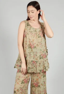 Teva Top in Almond Flowers
