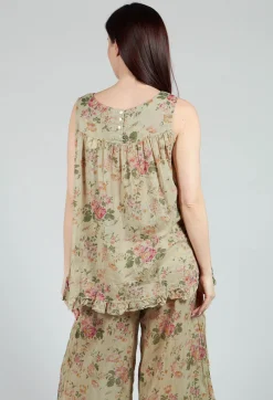 Teva Top in Almond Flowers