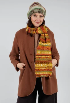 Textile Wool Scarf in Apricot