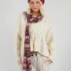 Textile Wool Scarf in Orchid
