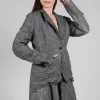 Textured Blazer in Grey