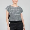 Textured Boxy Jumper in Black