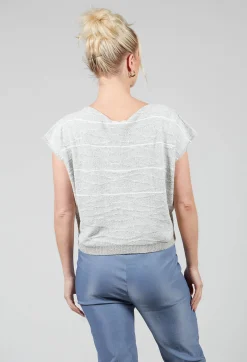 Textured Boxy Jumper in Mastic