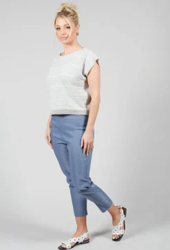 Textured Boxy Jumper in Mastic