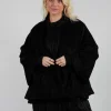 Textured Cape in Black