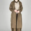 Textured Geometric Coat in Ciocca