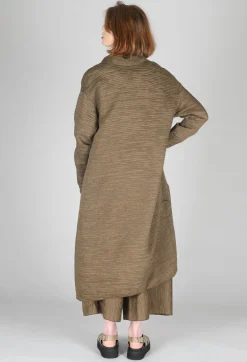 Textured Geometric Coat in Ciocca