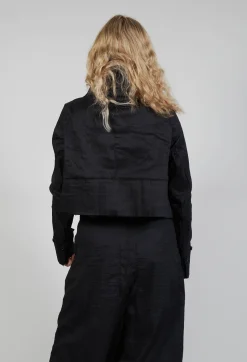 Textured Jacket in Black