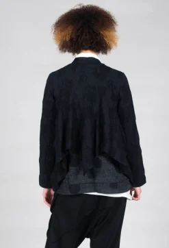 Textured Jacket in Black
