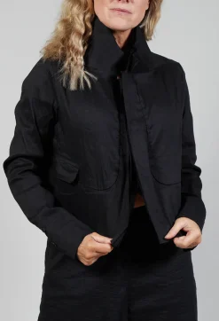 Textured Jacket in Black
