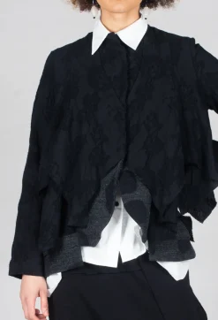 Textured Jacket in Black