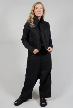 Textured Jacket in Black