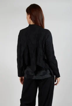 Textured Jacket in Black
