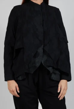 Textured Jacket in Black