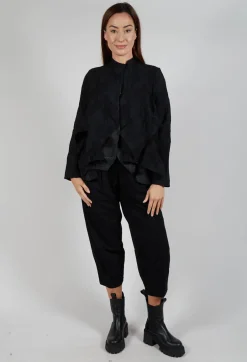 Textured Jacket in Black