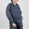 Textured Jacket in Blue