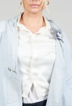 Textured Jacket in Original Cool Blue