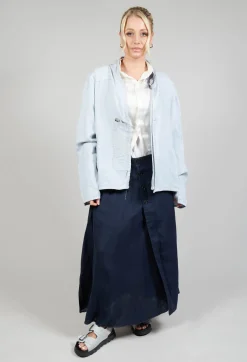 Textured Jacket in Original Cool Blue