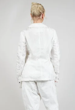 Textured Jacket in Starwhite
