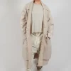 Textured Overcoat in Eraser Mel