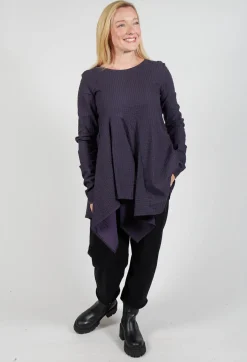 Textured Shirt in Purple