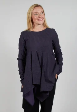 Textured Shirt in Purple