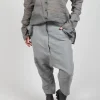 Textured Straight Leg Trousers in Pencil Mel