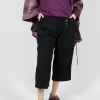 Textured Trousers in Black