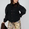 Textured Waistcoat in Black