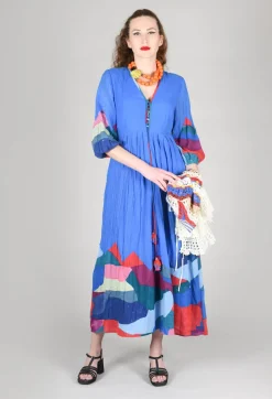 Theatral Dress in Bleu and Petr