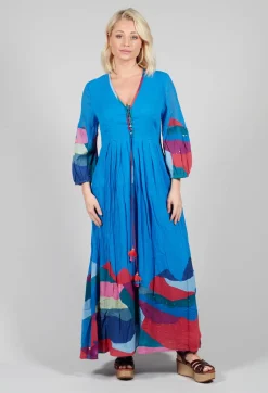 Theatral Dress in Bleu and Petr