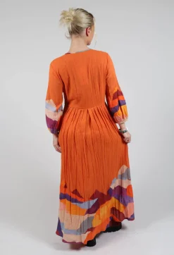Theatral Dress in Orange