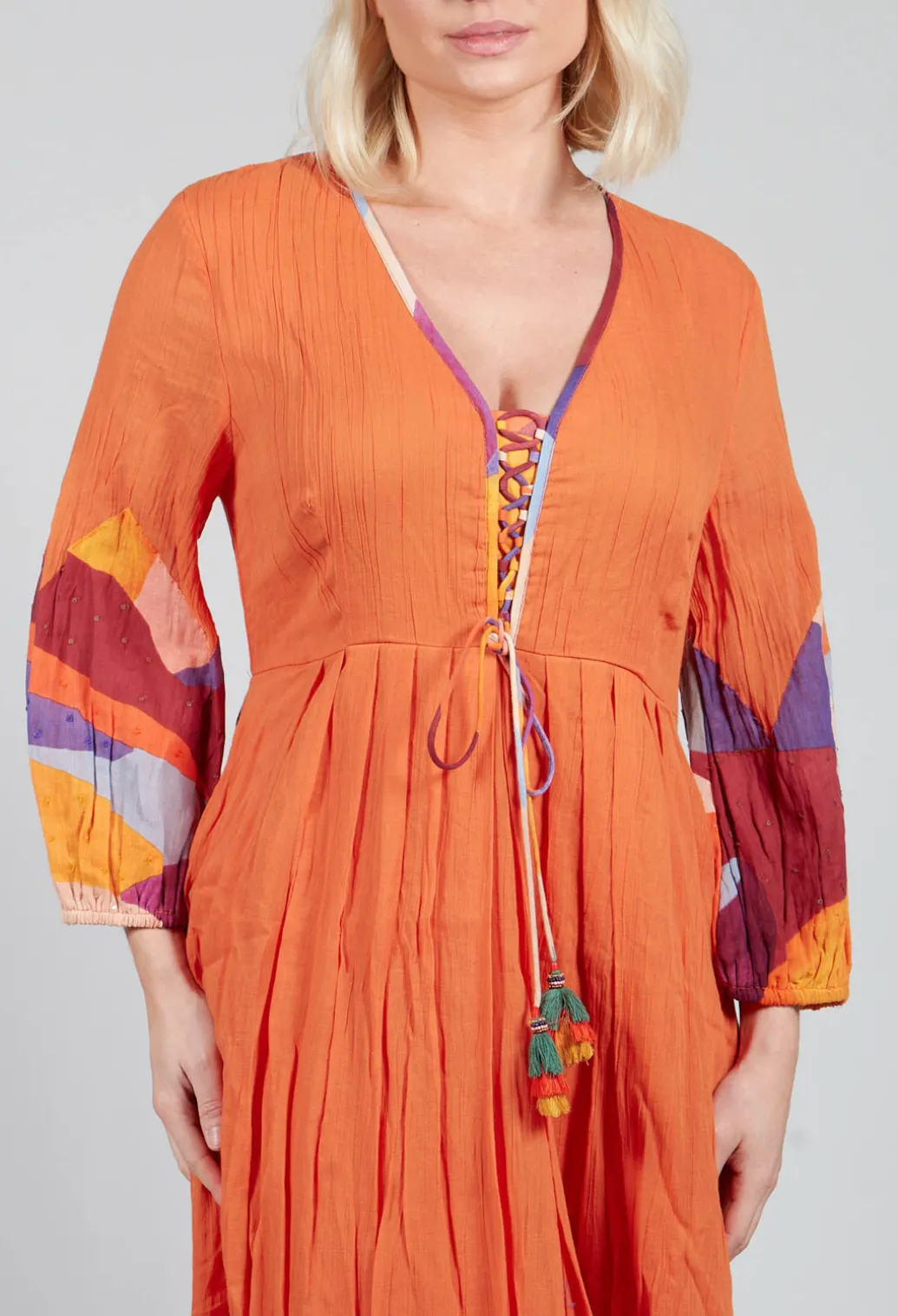 Theatral Dress in Orange