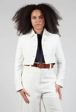 Thick Belt in Cognac