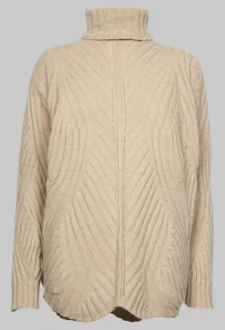 Thick Knit Jumper in Beige