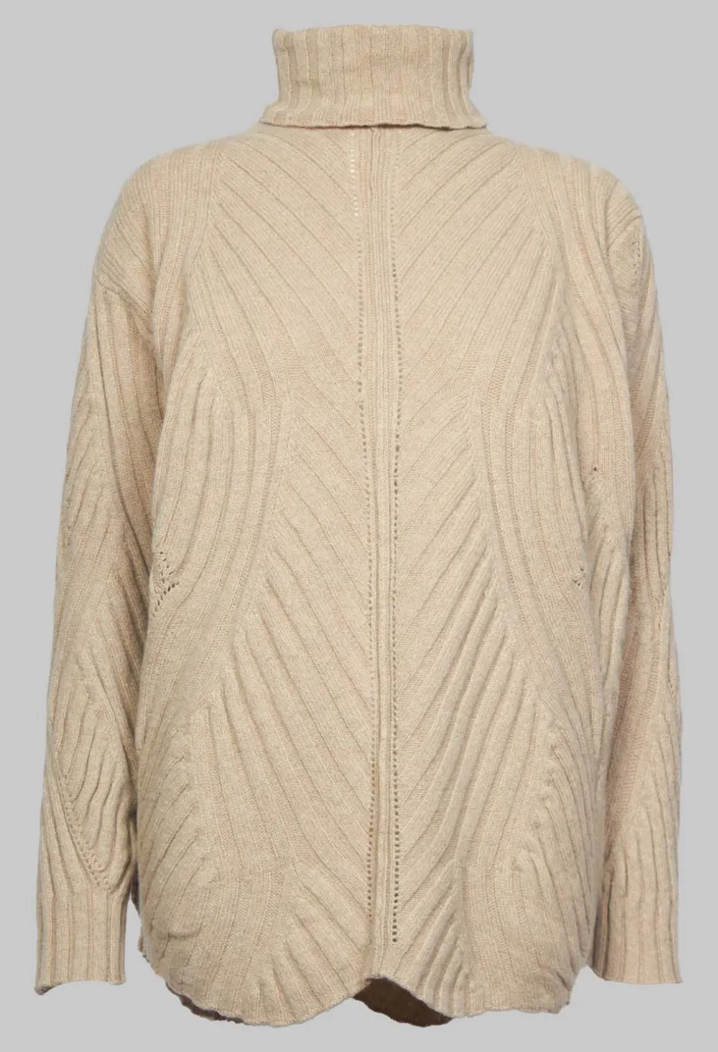 Thick Knit Jumper in Beige