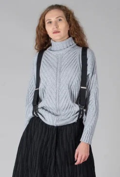 Thick Knit Jumper in Grey