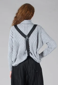 Thick Knit Jumper in Grey