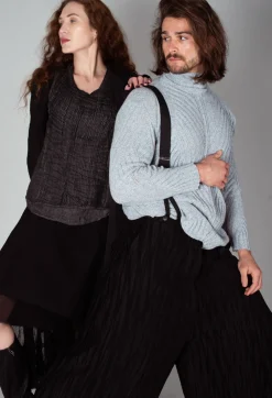 Thick Knit Jumper in Grey