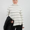 Thin Stripe Jumper in Nera