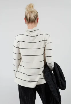 Thin Stripe Jumper in Nera