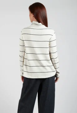 Thin Stripe Jumper in Nera